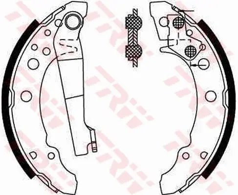 Колодки ручного (стоячого) гальма TRW automotive GS8166 (фото 1)
