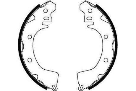 Колодки ручного (стоячого) тормоза trw automotive GS8221