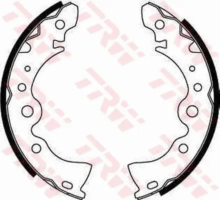 Колодки ручного (стоячого) тормоза TRW automotive GS8246