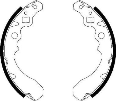 Колодки ручного (стоячого) гальма trw automotive GS8282