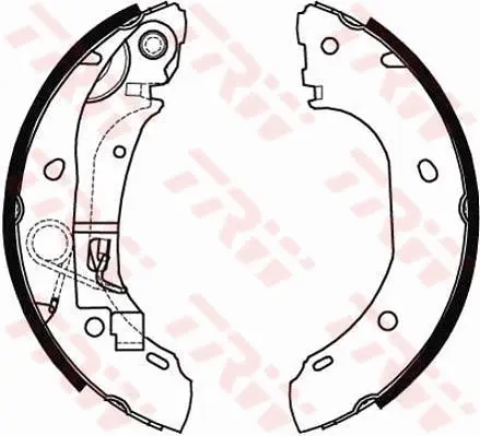 Колодки ручного (стоячого) тормоза TRW automotive GS8472