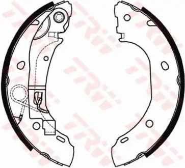 Колодки ручного (стоячого) тормоза TRW automotive GS8472