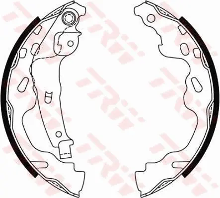 Колодки ручного (стоячого) тормоза TRW automotive GS8480
