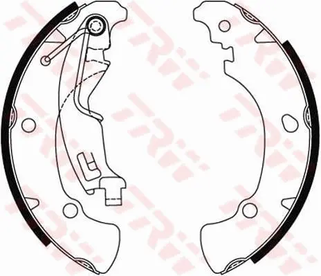 Колодки ручного (стоячого) тормоза TRW automotive GS8488