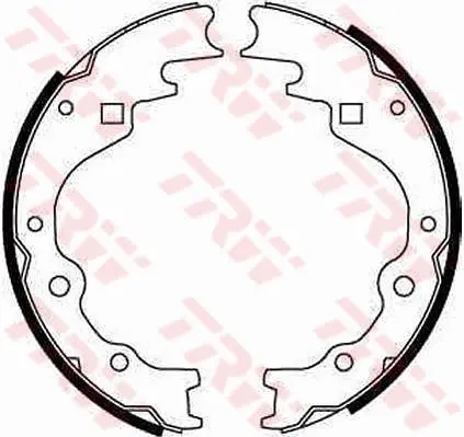 Колодки ручного (стоячого) тормоза TRW automotive GS8523