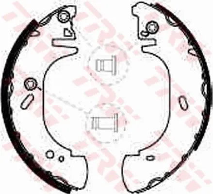 Колодки ручного (стоячого) гальма TRW automotive GS8540 (фото 1)