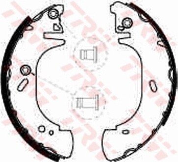 Колодки ручного (стоячого) тормоза trw automotive GS8540