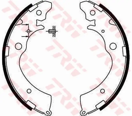 Колодки ручного (стоячого) тормоза TRW automotive GS8559