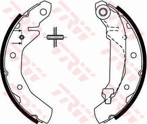 Колодки ручного (стоячого) тормоза TRW automotive GS8645