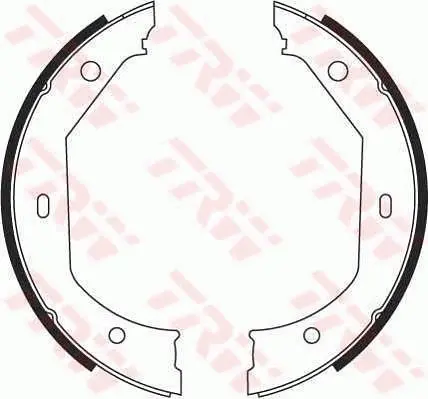 Колодки ручного (стоячого) тормоза TRW automotive GS8656