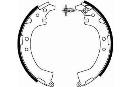 Колодки ручного (стоячого) тормоза trw automotive GS8672