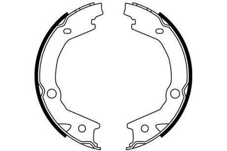 Колодки ручного (стоячого) тормоза trw automotive GS8747