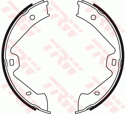 Колодки ручного (стоячого) тормоза TRW automotive GS8776