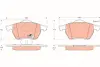 Передние тормозные колодки TRW automotive GDB1204