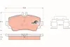 Передние тормозные колодки TRW automotive GDB1292