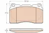 Передние тормозные колодки TRW automotive GDB2007