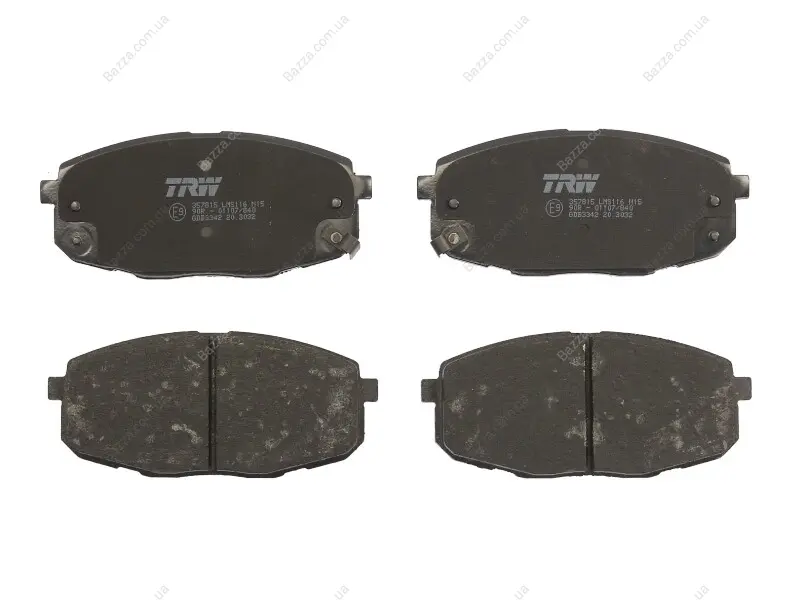 Передние тормозные колодки TRW automotive GDB3342
