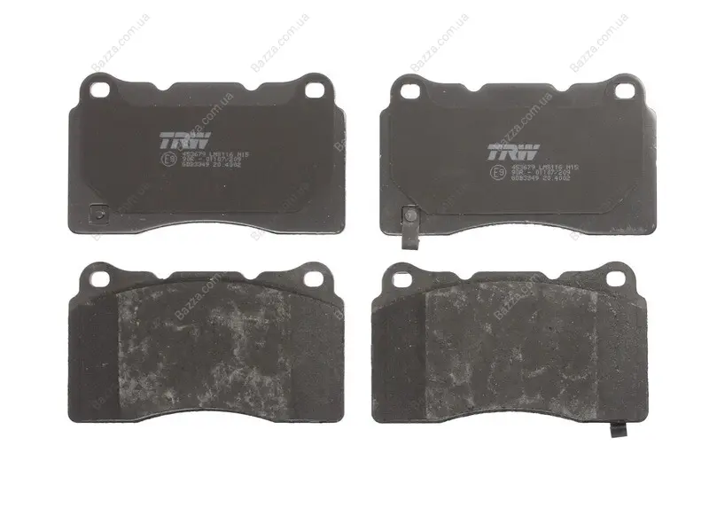 Передние тормозные колодки TRW automotive GDB3349