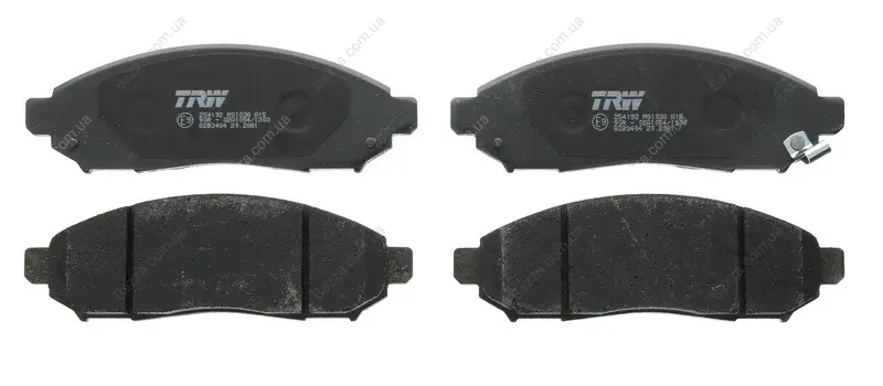 Передні тормозні (гальмівні) колодки TRW automotive GDB3404 (фото 1)