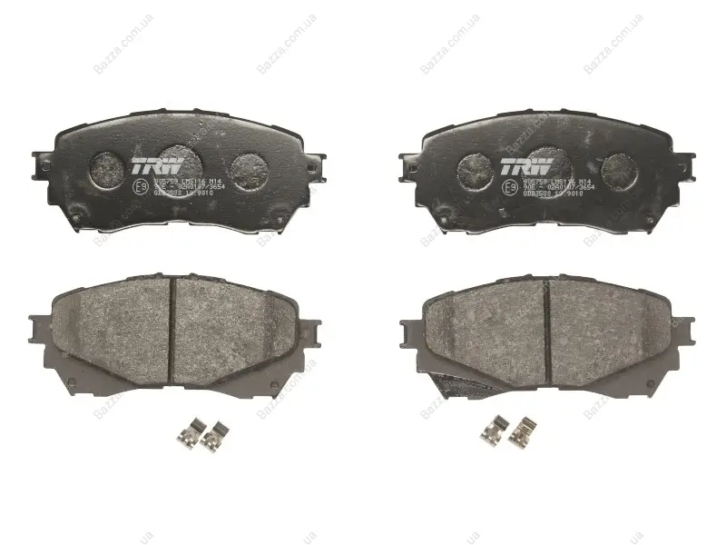 Передние тормозные колодки TRW automotive GDB3580