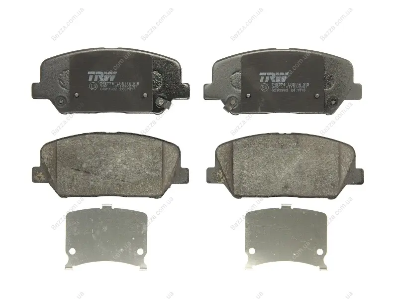 Передние тормозные колодки TRW automotive GDB3582