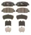 Передние тормозные колодки TRW automotive GDB3615