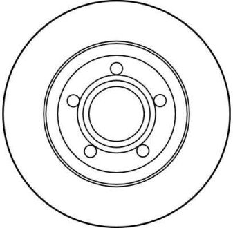 Передній гальмівний (тормозний) диск trw automotive DF2730