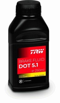 Рідина гальм. DOT5.1 0,25 л (TRW) trw automotive PFB525GER