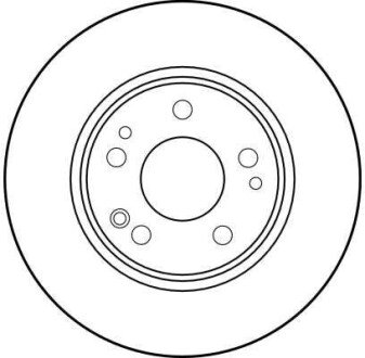 Тормозной диск trw automotive DF1581