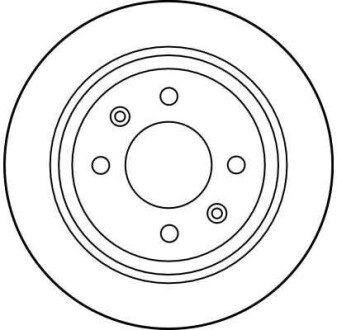 Гальмівний диск trw automotive DF1669