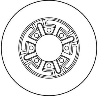 Тормозной диск trw automotive DF2787