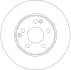 Тормозной диск TRW automotive DF4180