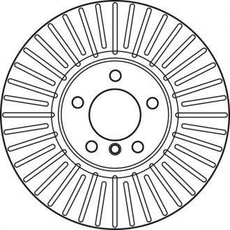 Вентильований гальмівний диск trw automotive DF6003S