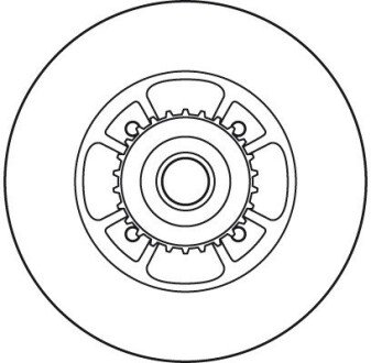 Тормозной диск trw automotive DF6045BS
