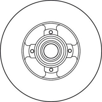 Тормозной диск trw automotive DF6128BS