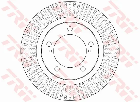Гальмівний диск TRW automotive DF6239S (фото 1)