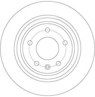 Гальмівний диск trw automotive DF6363