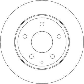 Тормозной диск trw automotive DF6659