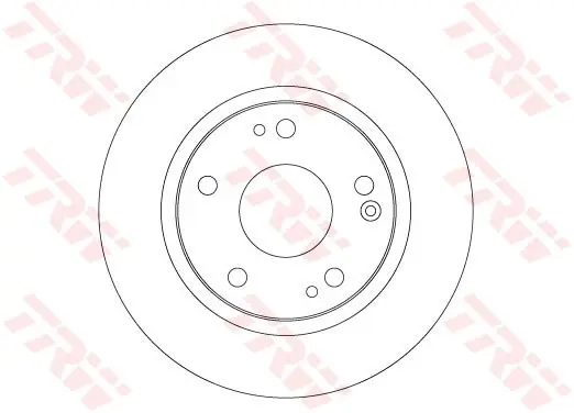 Тормозной диск TRW automotive DF6704