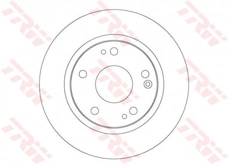 Тормозной диск trw automotive DF6704