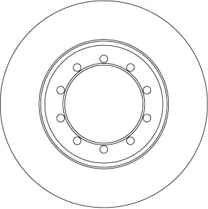 Гальмівний диск TRW automotive DF6711
