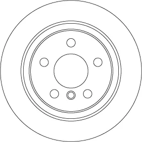 Гальмівний диск TRW automotive DF6756 (фото 1)
