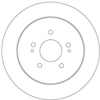 Гальмівний диск trw automotive DF6909 на Митсубиси Грандис