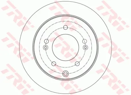 Гальмівний диск TRW automotive DF7819