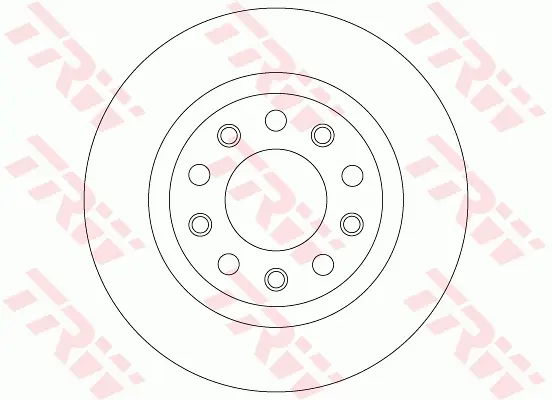 Тормозной диск TRW automotive DF8070