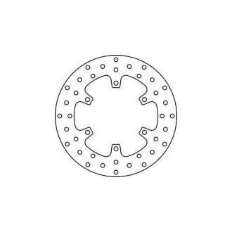 Перфорированный тормозной диск trw automotive MST247