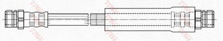 Тормозной шланг trw automotive PHA486