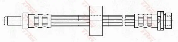 Тормозной шланг TRW automotive PHB414