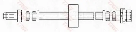 Тормозной шланг TRW automotive PHB414