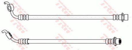 Тормозной шланг trw automotive PHD1153
